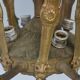 Pair of Louis XV style chandeliers golden bronze 36 lights