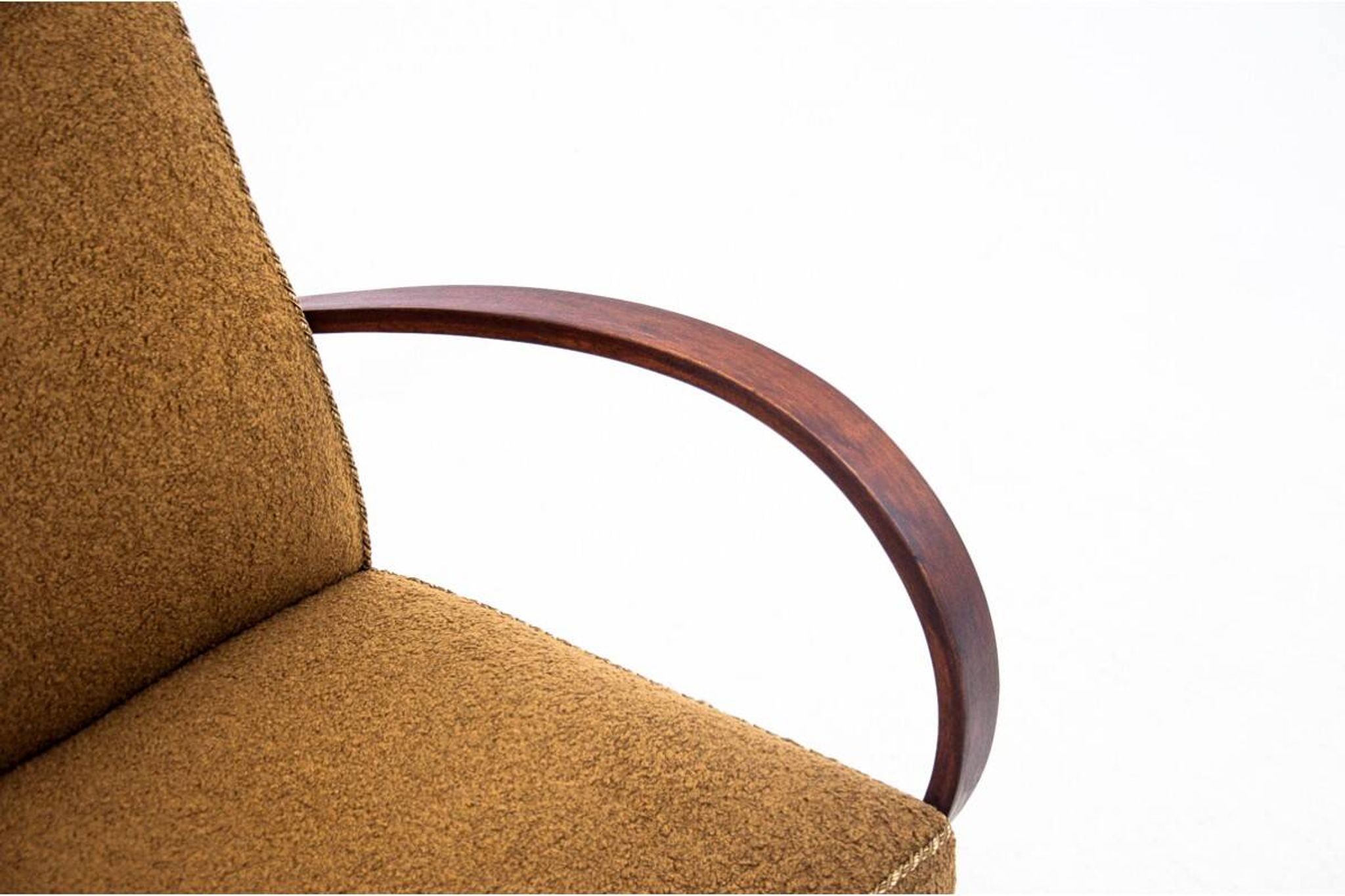 Boucle armchair, designed by J. Halabala, Czechoslovakia, 1930s.
