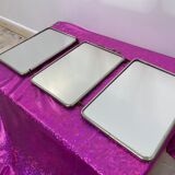Miroir barbier triptyque vintage 50x21cm