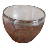 Biot glass bowl, salad bowl