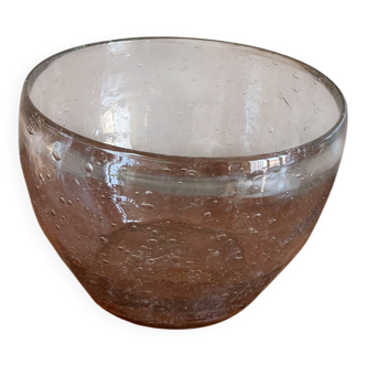 Coupe, saladier  en verre de Biot