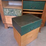 Cartonnier de notaire Art Déco en chêne