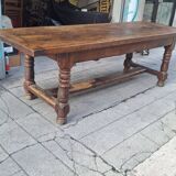 Large oak farmhouse table