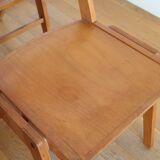 Set of 12 Scandinavian chairs compass feet