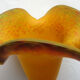 Tulip marmorean glass paste, two-tone, art deco, signed vianne, 2 available