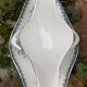 Saucière with a sticking plate earthenware iron earth the Amandinoise service Margot