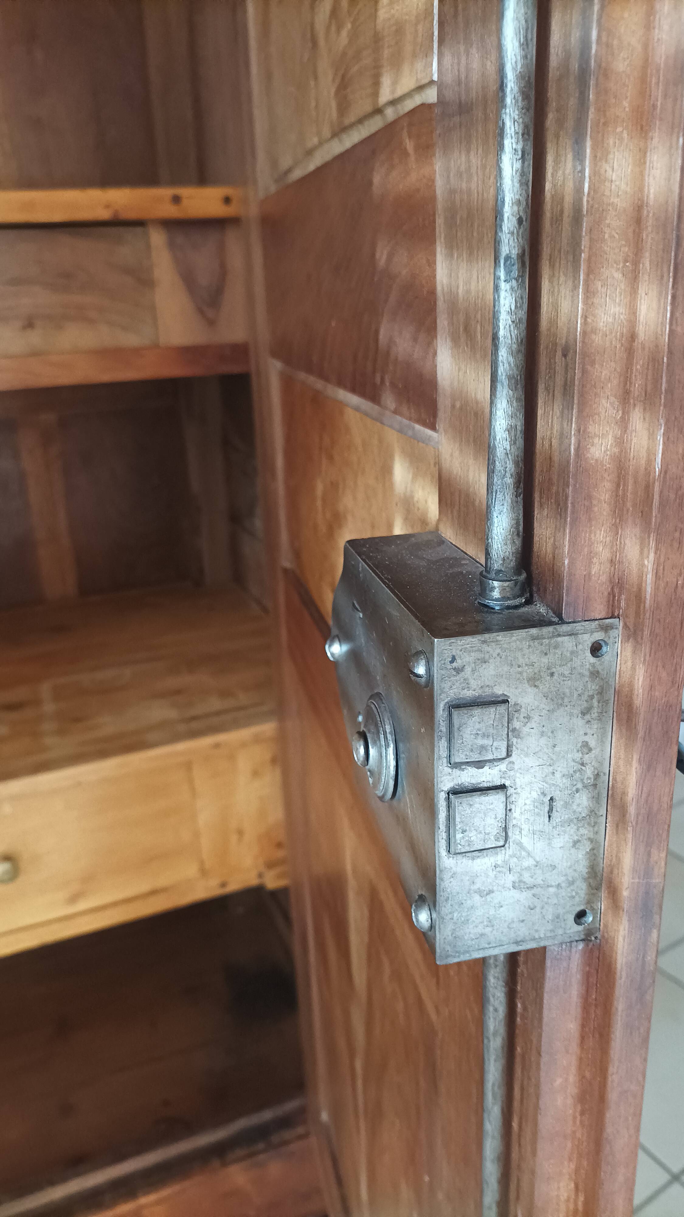 Empire walnut wardrobe