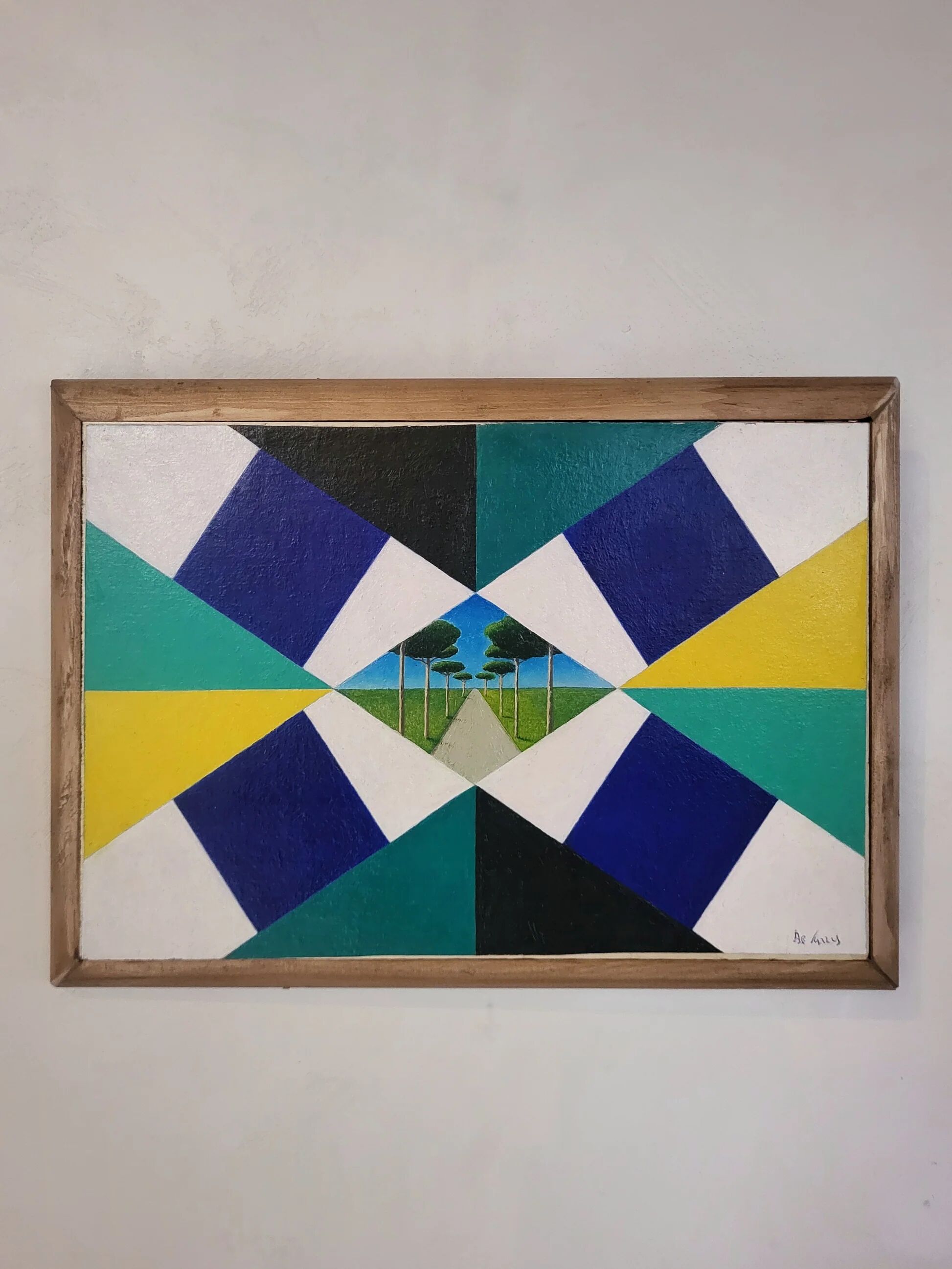 "Composition with Landscape" by Afolfo de Turris