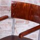 Set of Vintage Bauhaus Chairs in Chrome and Plywood by Mart Stam, 1930s