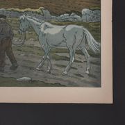 Lithograph by Henri Rivière The Aspects of Nature - The Twilight