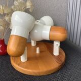 Massive vintage 80' wooden ceiling spotlights - Scandinavian design