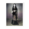 Photographie d'une belle habitante de Bombay en sari