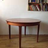 Scandinavian teak round table