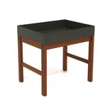 Scandinavian teak and metal planter, Sweden 1960