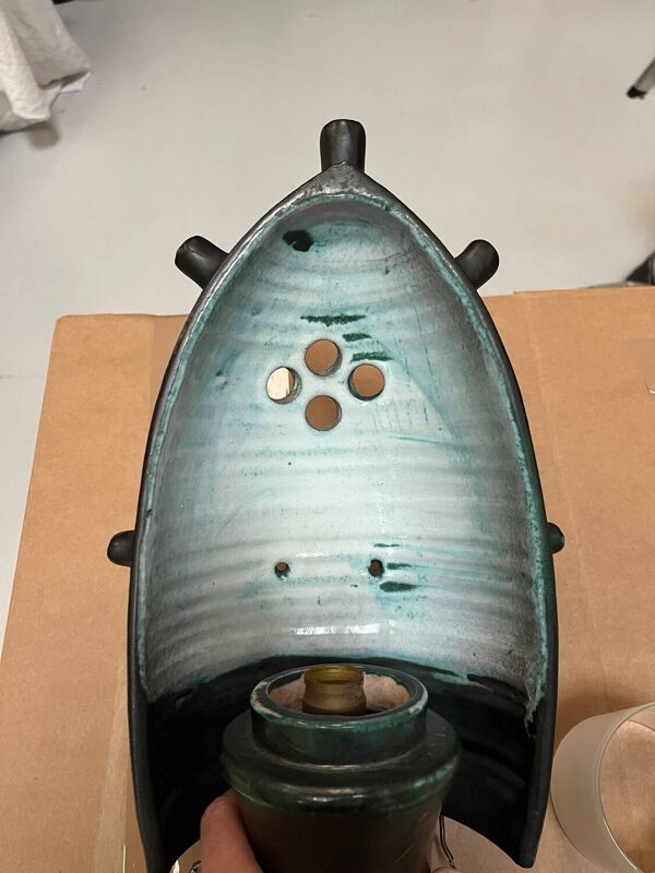 Applique en céramique de Boleslaw Danikowski  ed. Votre maison Guillerme Chambron