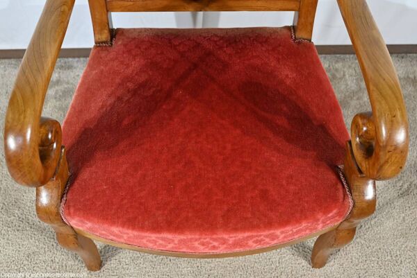 Paire de Fauteuils en Merisier, époque Louis Philippe – 1ère Partie XIXe