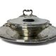 Boulenger, greengrocer and silver-plated metal display from the late 19th century.