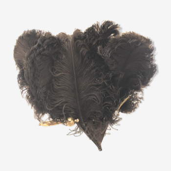 Ostrich feather fan