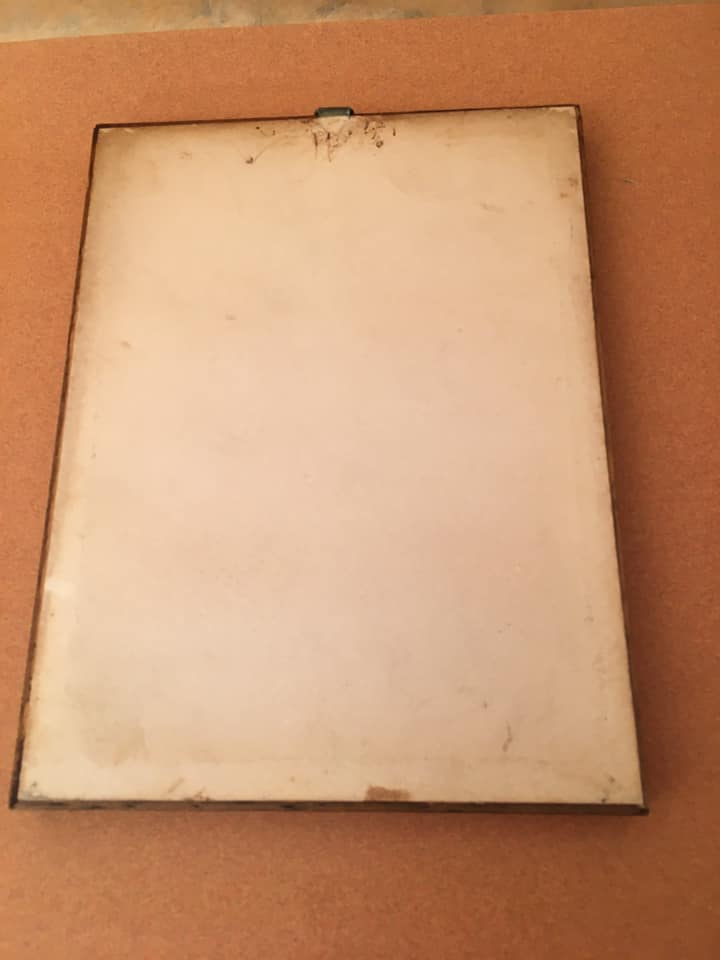 3 small paintings, with flowers in the spotlight