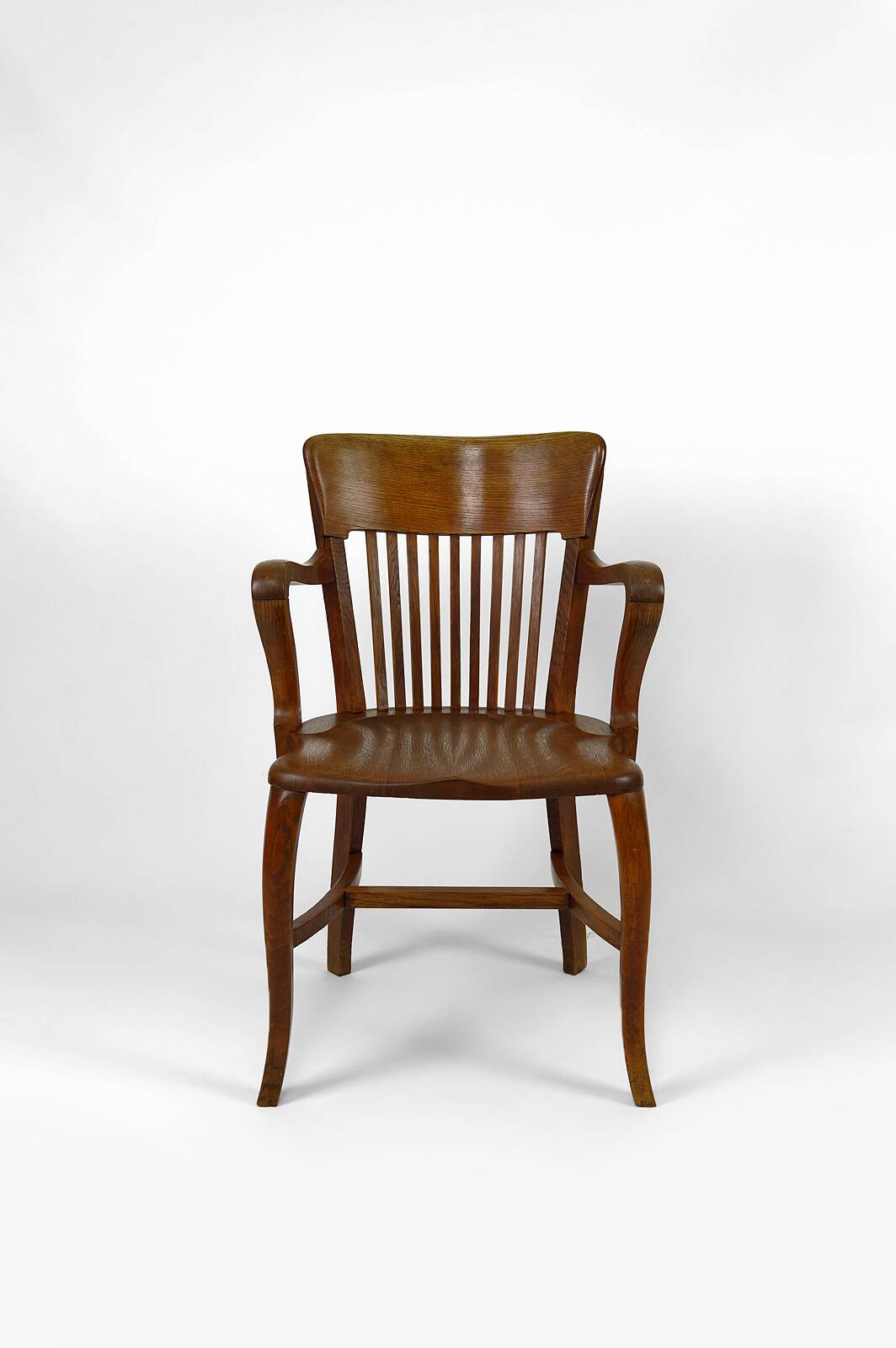 American oak office armchair, USA, circa 1900