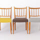 Set of 4 Vintage Beech Dining Chairs, 1950s Mid Century Modern, Germany