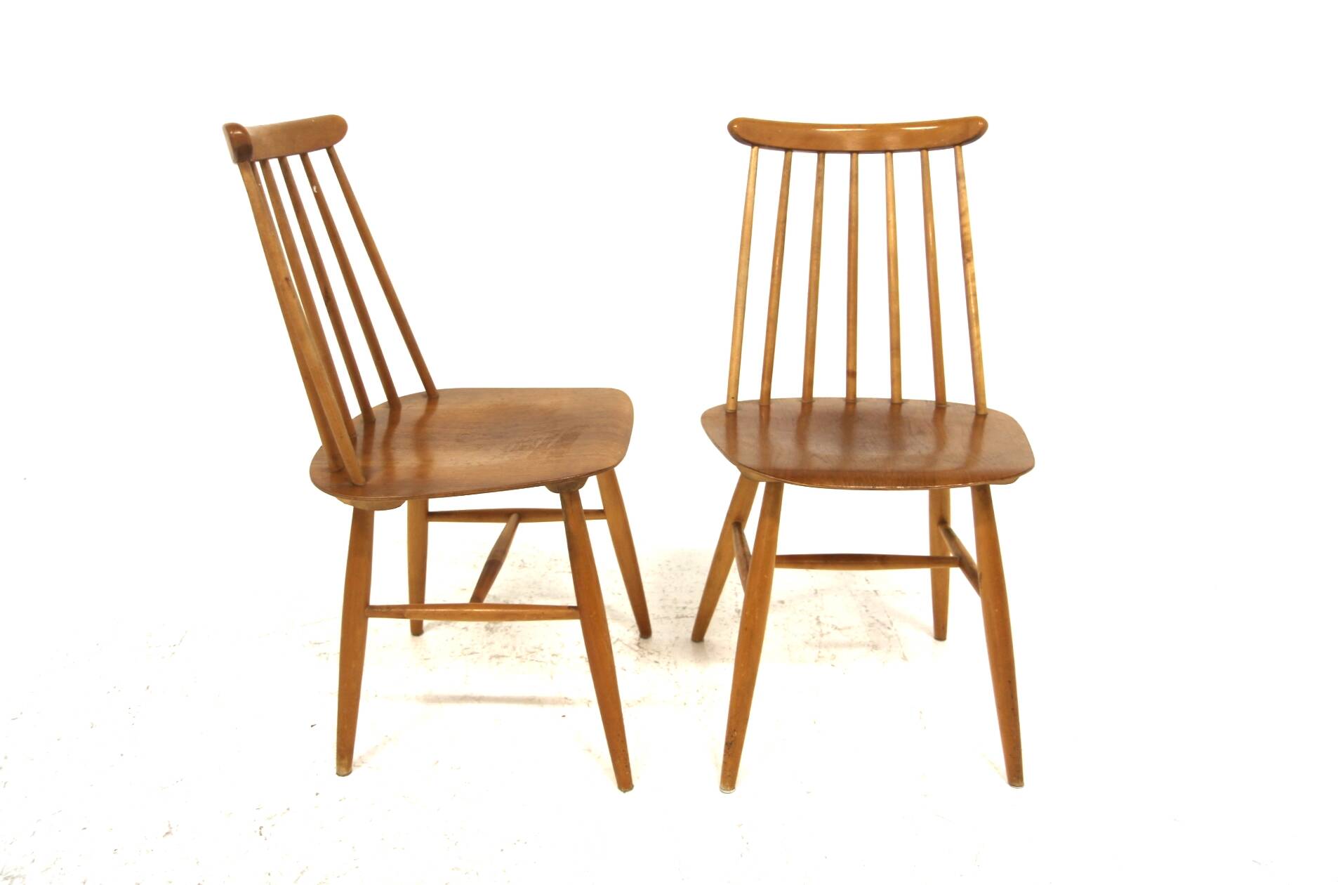 Set of 2 Scandinavian "Pinnstol" chairs, Edsbyverken, Sweden, 1960