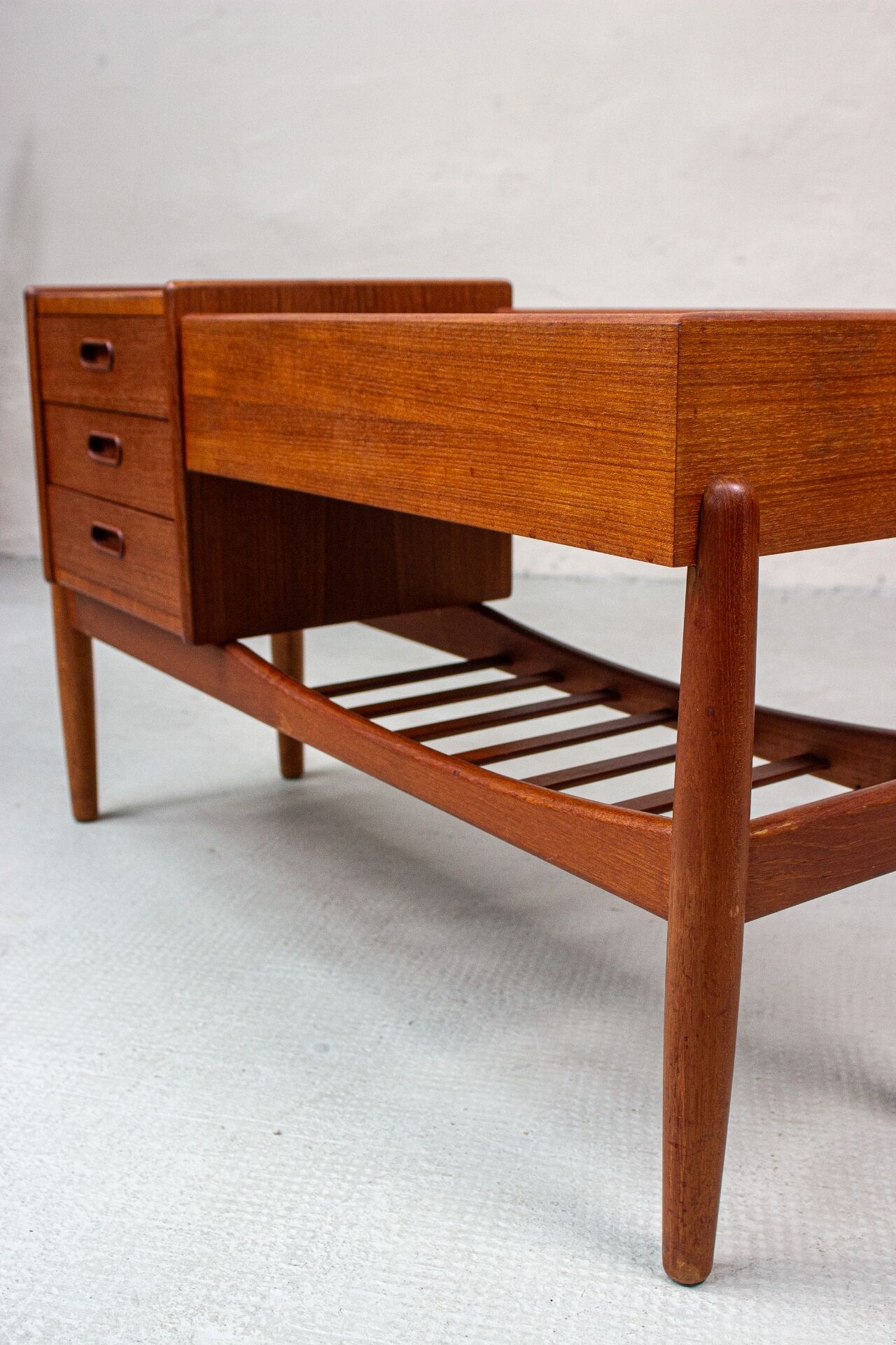 Arne Wahl Iversen plant bench chest of drawers vintage teak Danish 60s