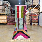 Tapis berbère marocain couloir Boujaad 310 x 85 cm neuf
