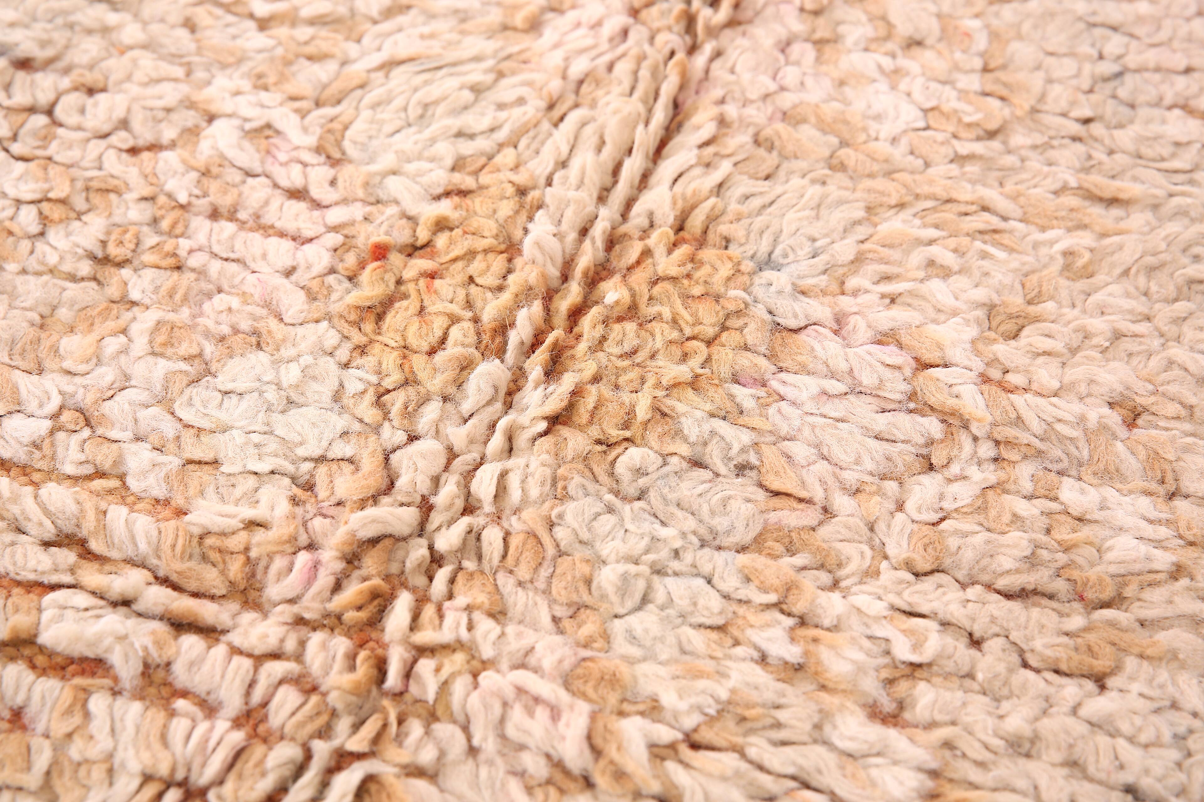 Yellow Vintage Berber Rug 153 CM X 266 CM - Tapis berbere vintage