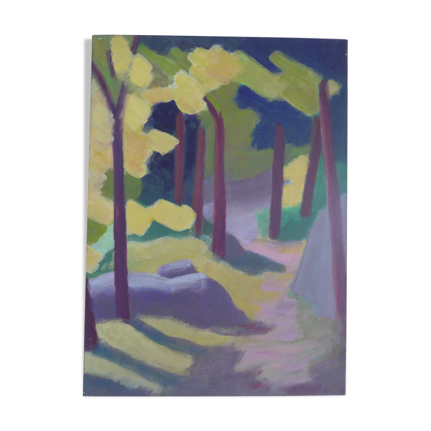 Canvas landscape of the south