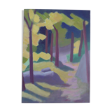 Toile paysage du sud