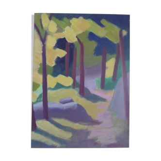 Toile paysage du sud