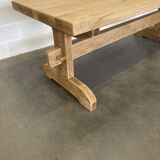 Ancienne table de ferme en  chêne massif