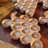 Set of Vallauris snail dishes