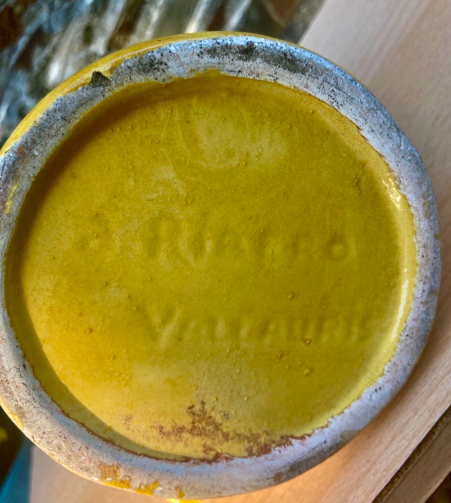 Pitcher in ceramics signed Vallauris