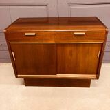 Wall cabinet A.A. Patijn for Zijlstra Joure, 1950s, walnut