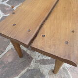Oak cloakroom bench 247 cm