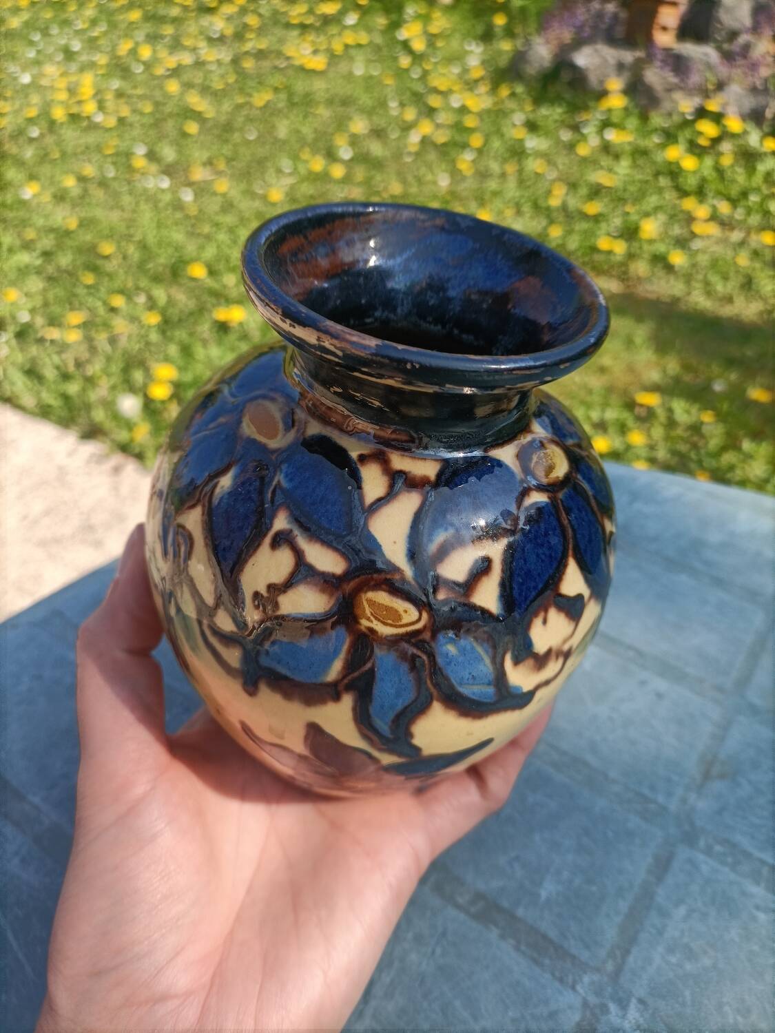 Signed retro vase