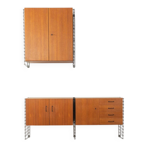 Étagère murale des années 1960, Musterring, vintage