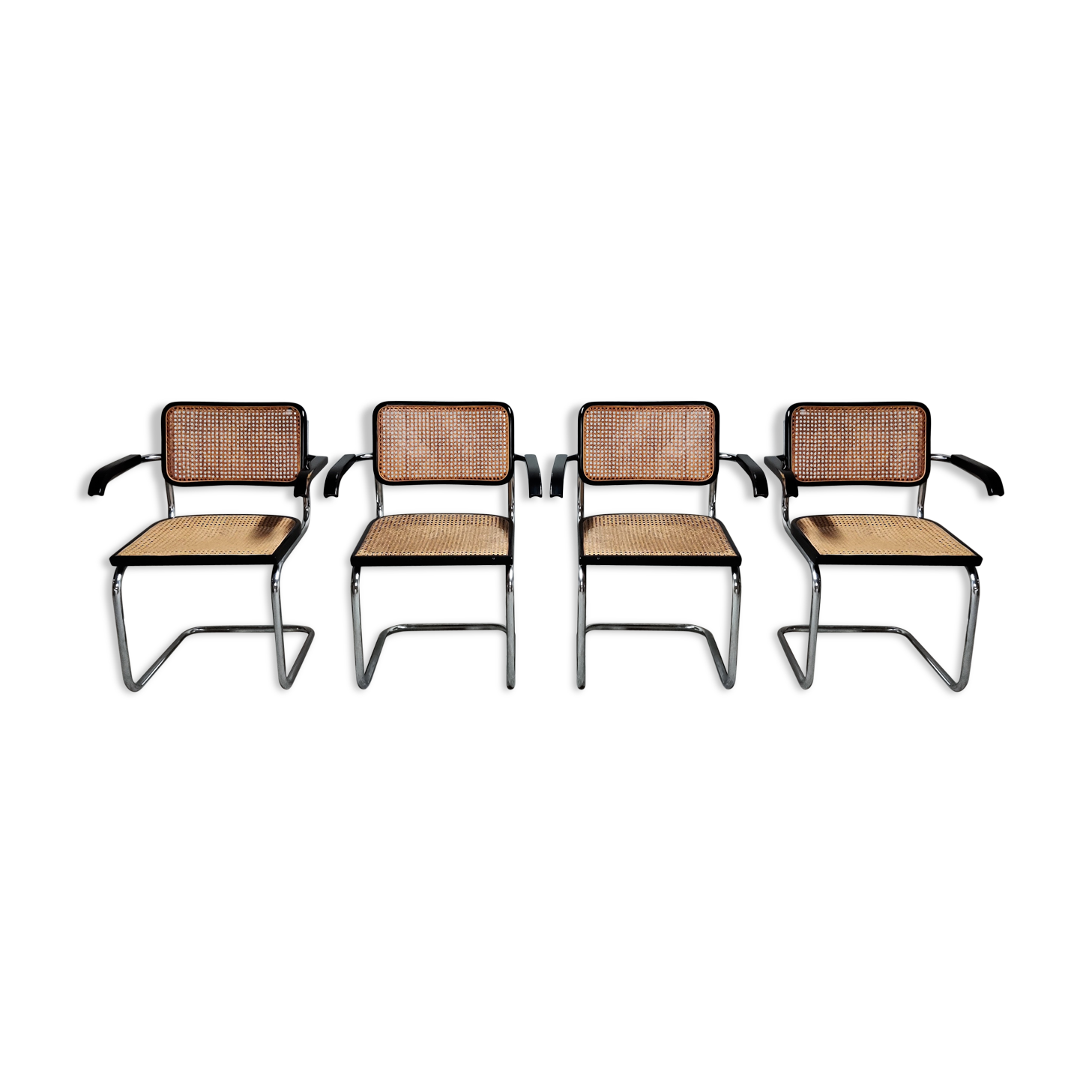 Marcel Breuer cesca B64 chairs, made in italy, 1970