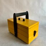 Wooden sewing basket, 1960s