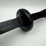 Black wrought iron lamp base, in the style of Jean-Pierre Ryckaert, circa 1950-1960