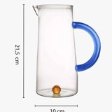 Blue and Amber Carafe