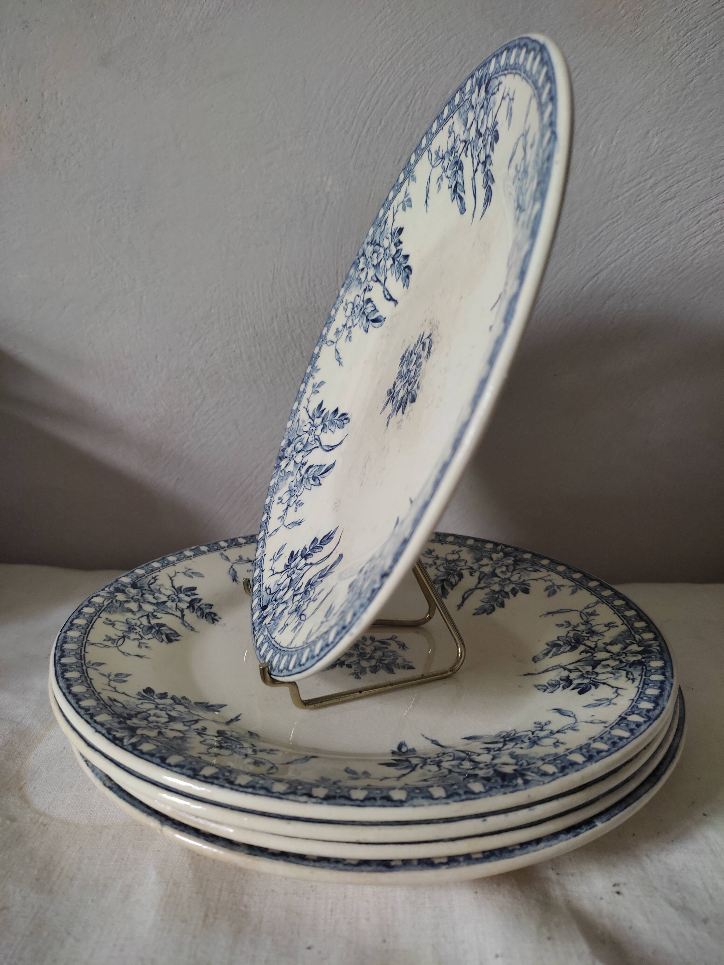 Set of 5 gien plates Terre de Fer