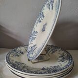 Set of 5 gien plates Terre de Fer