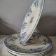 Set de 5 assiettes terre de fer Gien