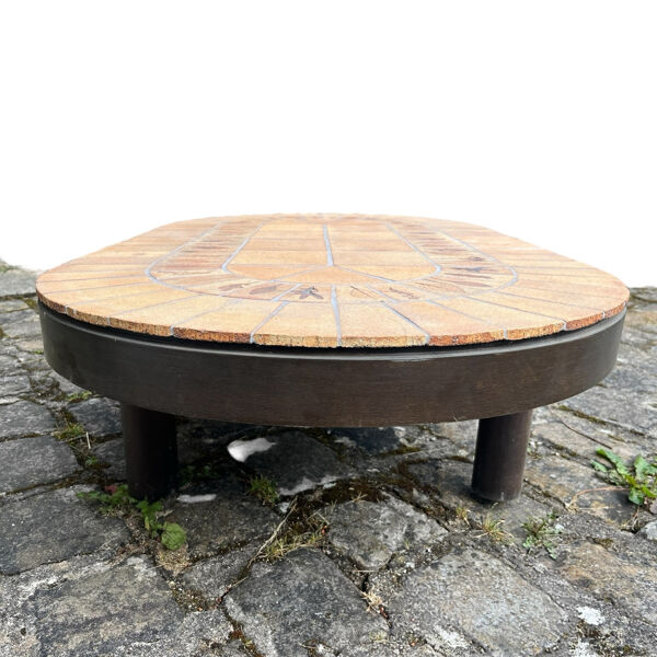 Table basse herbier ovale Capron