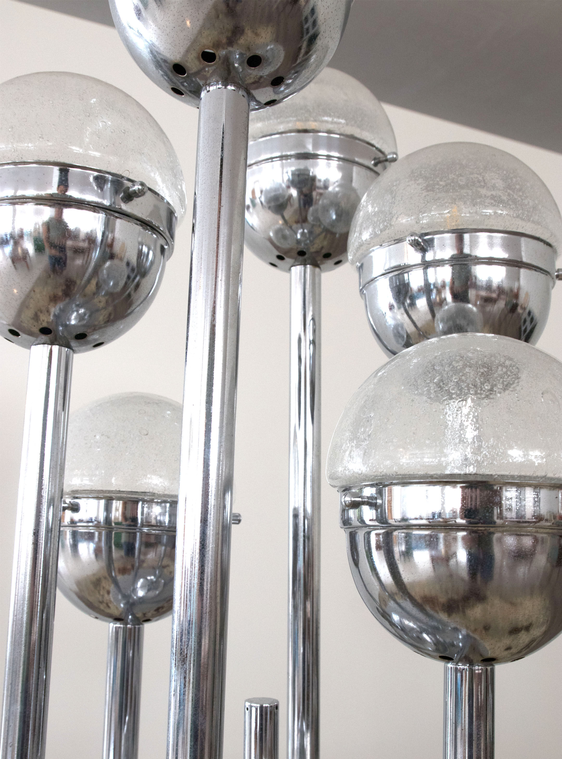 Vintage italian ceiling lamp, 1970's