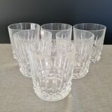 Crystal whiskey glasses from Arques Tuileries Vilandry