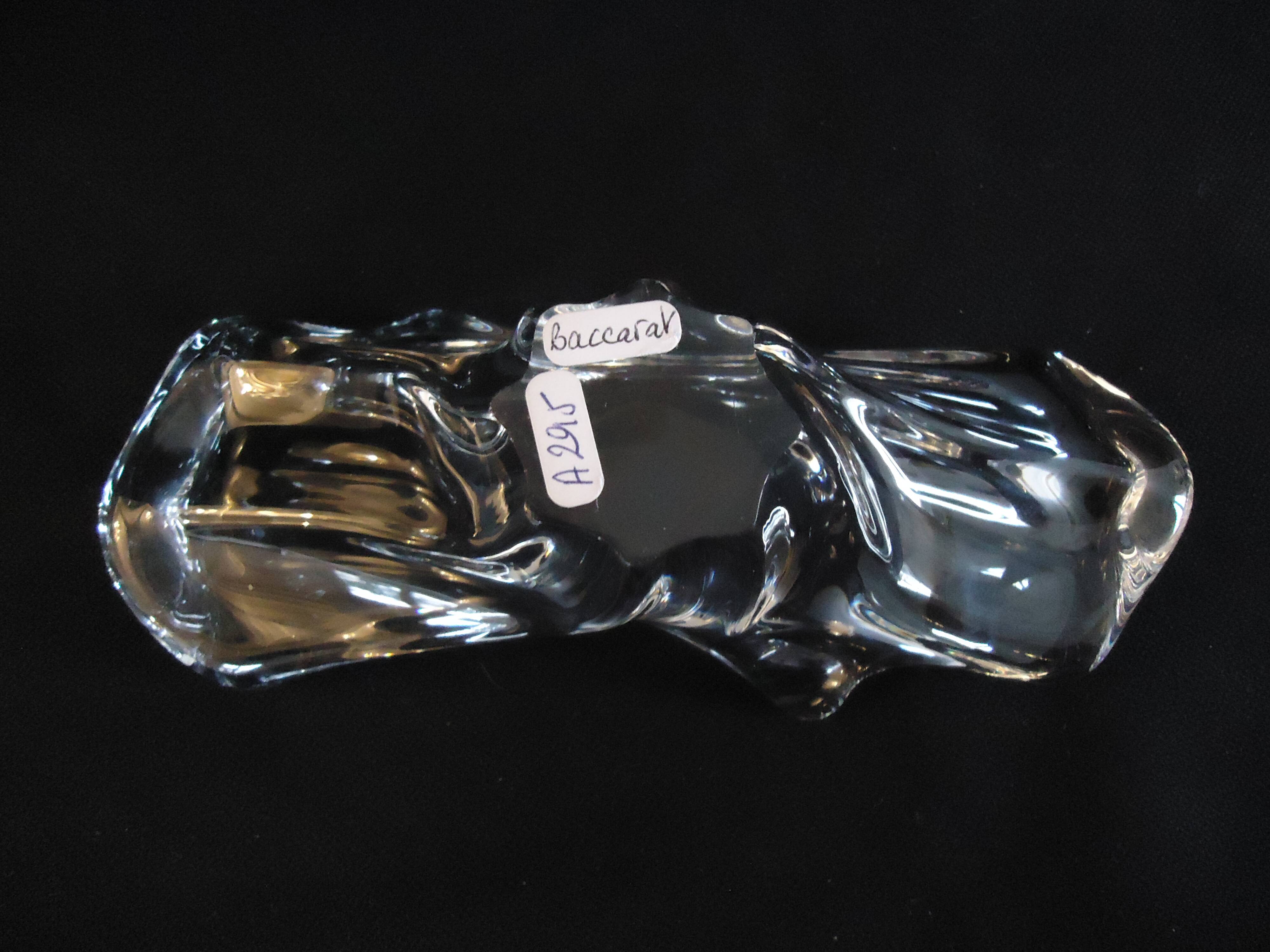 Baccarat crystal ashtray catchall Model Avila